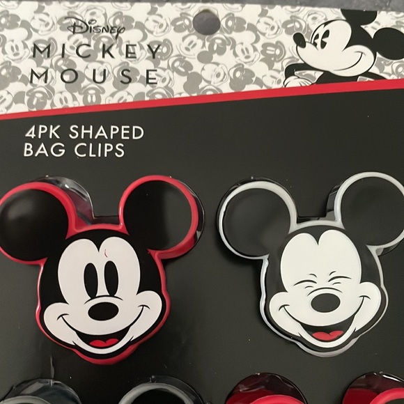Disney Mickey Mouse 4 pack bag clips - Picture 3 of 6